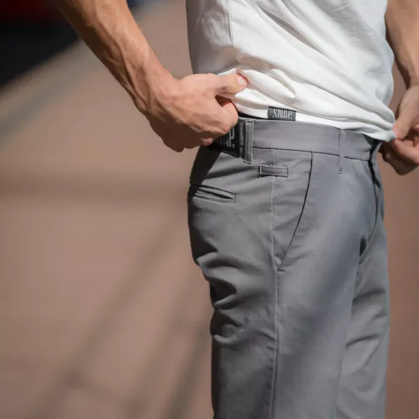 Bilde av Snap Chino  Shorts dark grey