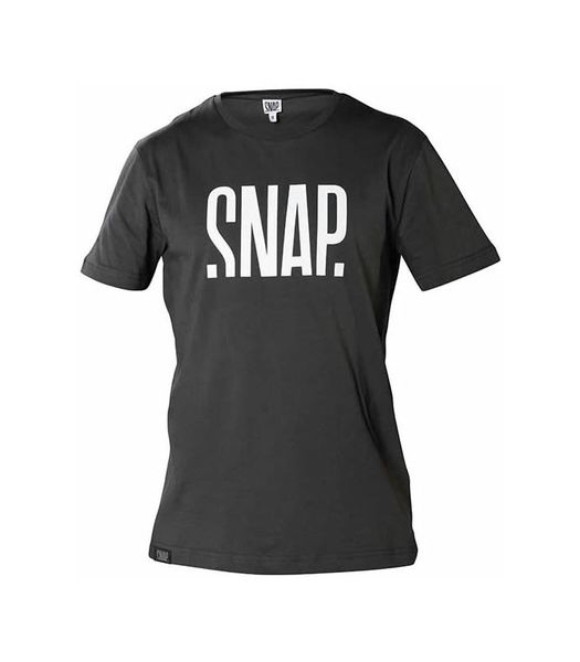 Bilde av Snap Logo T-shirt light black