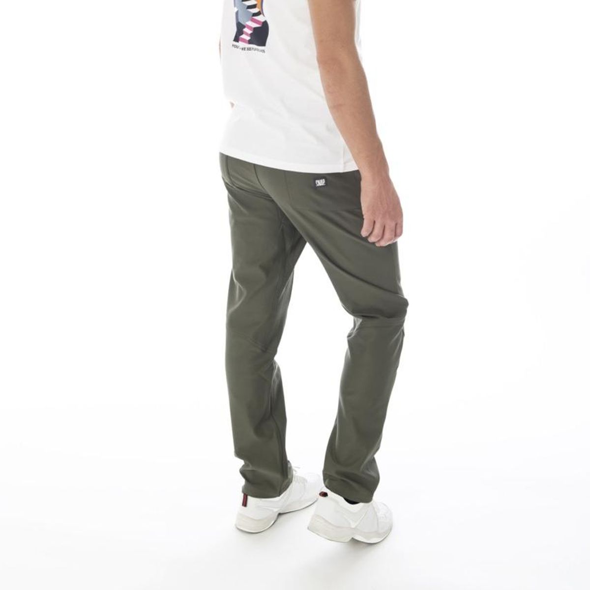 Snap M Wide Pants dark khaki